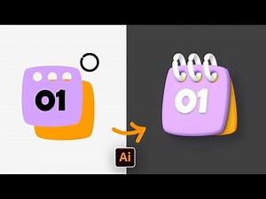 3D Calendar in Adobe Illustrator – Step-by-Step Tutorial
