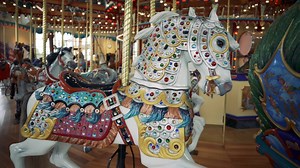 1.9K views · 37 reactions | Here's a sneak peek at what we have in store on an ALL-NEW episode of Destination Michigan airing this Thursday at 8PM on WCMU. The Silver Beach Carousel sits on the site of a former amusement Park in St. Joseph and stands as a testament to the commitment of the surrounding community to making family memories at the beach. | "Destination Michigan" on WCMU | Facebook