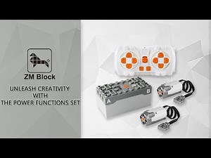 How to Use ZMBlock Power Function Remote Control 2 Motor Set Compatible with Lego - English