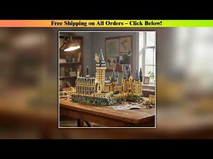 New Magic Hogwarts Castle Micro Building Blocks Street View Architecture Creative MOC Model Kit