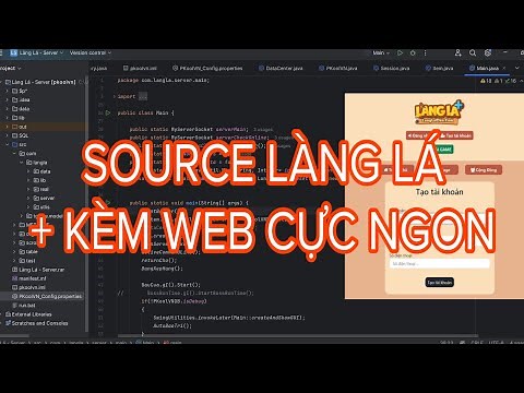 Share source làng lá mới nhất + kèm web + hướng dẫn setup - src làng lá