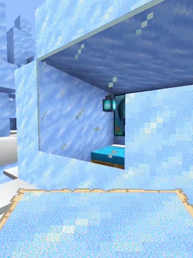Creating a Secret Ice Base in Minecraft
