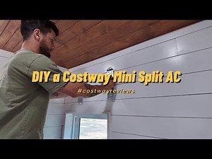 DIY a Costway Mini Split Air Conditioner #costway #costwayminisplitac #minisplit #ac #review