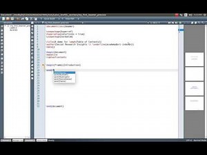 LaTex: Making Table of Contents