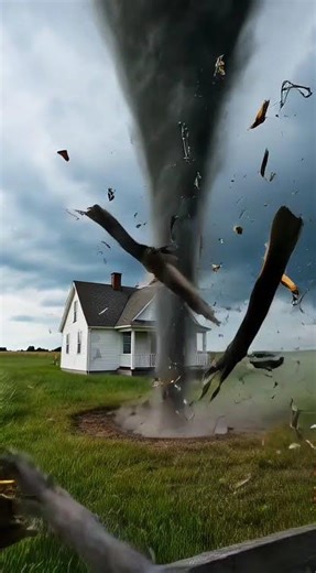 Tornado Formation Caught in 4K Ultra Realistic Storm Footage