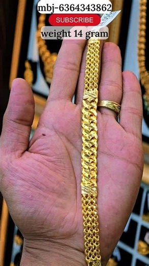 🔥14 gram stunning gold #bracelet for men #gold #shorts #viral