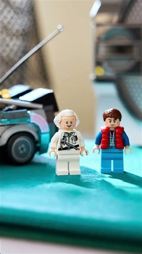 The New Lego Delorian!! #lego #backtothefuture #legodelorian