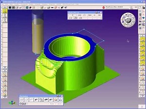 GibbsCAM Solids Plunge Roughing Part