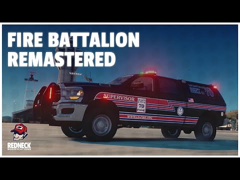 Fire Battalion Trucks & SUV's REMASTERED | GTA5 Vehicle Model Showcase