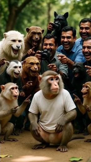 ##monkey ke Samaj ke hi uski majak udate the ##mehnat## motivation#and #bhala# Ai