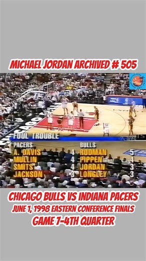 Michael Jordan archived # 505, June 1, 1998 eastern conference finals, game 7-4th quarter, chicago bulls vs indiana pacers... #NBA #ccto #virals #Archives #October2025 #michaeljordan | Adarlo Menchero