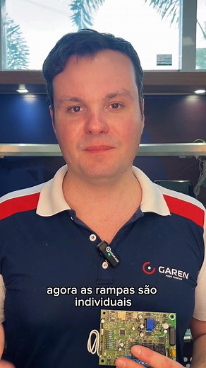 1.9K views · 27 reactions | Fala, instalador! A central Wave Connect ficou ainda mais fácil de programar! ⚙️ Agora as rampas são individuais (abertura e fechamento)  E o curso é feito de forma automática! Ou seja, menos tempo programando e mais produtividade na instalação   Confere no nosso canal do YouTube — o link tá na bio! #Garen #WaveConnect #GarenAutomação | Garen Automação | Facebook