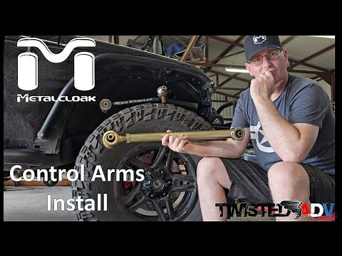 Jeep: Metal Cloak Control Arms Install
