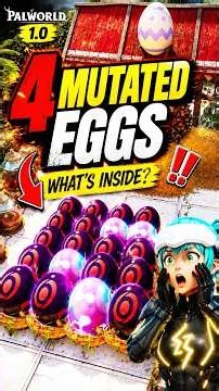 I Found 4 Mutated Eggs in Palworld 1.0. Here's What Hatched | Palworld 1.0 [ 4K 60FPS PC ULTRA ]