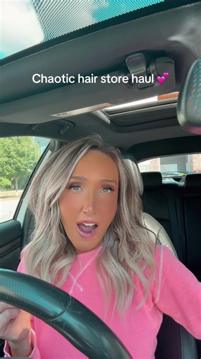 Chaotic hair store haul 🛍️ #hairtok #hairstylistsoftiktok #hairbyjess #fyp #fypシ