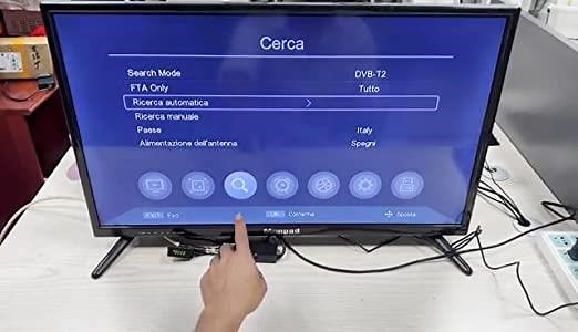 DVB T2 HDTV Decoder Channel Search Method