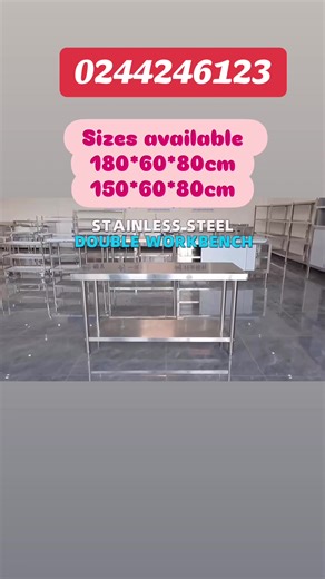 0244246123 STAINLESS STEEL WORK BENCH #EquipEase #fyppppppppppppppppppppppp #convenient #packaging #kitchengadgets