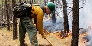 We followed firefighters in Oregon to see how they battle some of the largest wildfires in the US
