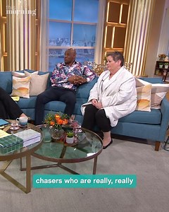 166K views · 1.2K reactions | Shaun 'The Dark Destroyer' Wallace and Anne 'The Governess' Hegerty spill the beans on what it's like behind the scenes during Beat the Chasers! Do you think you'd have what it takes to win? 易 | This Morning | Facebook