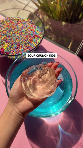 Create Your Own Sour Crunch Floam Slime Recipe