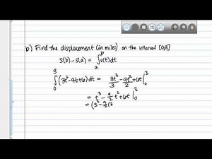 Displacement and Total Distance Traveled