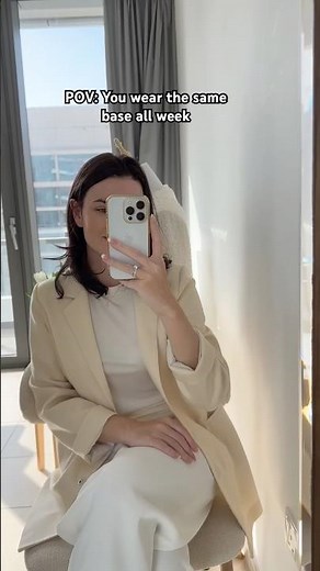 How to style white tailored trousers #fashionshorts #trueselfstylist #effortlesschic