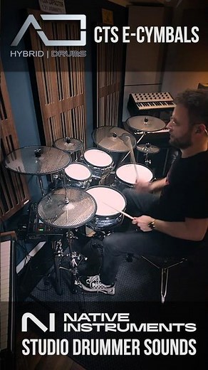 KILLER e-drum sounds: NI Studio Drummer feat. AE Hybrid CTS e-cymbals