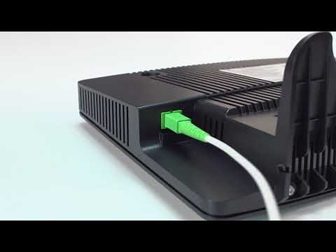 Conecta tu modem de fibra óptica