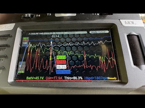 Rotorflight experimenting with Archie: Viewing Log files on your transmitter