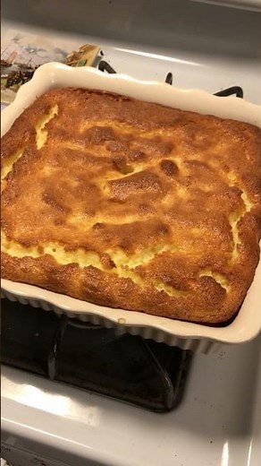 Lemon cake. Angel cake mix and lemon pie filling. 350 for 37 minutes. No egg or oil. Just above.