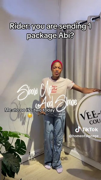 Signage and branding in Lagos on TikTok