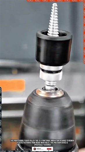 Fisher Puller Tool: Removing Plastic Fasteners With Steady Smooth Precise #tool #tools #innovation