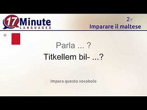 Imparare il maltese (Parte 2)