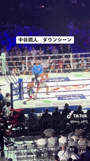 中谷潤人 ダウンシーン ボディでダウンを奪う。#那須川天心 #拳四朗 #中谷潤人 #ボクシング