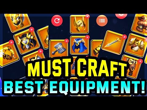 ENDGAME EQUIPMENT GUIDE! Best Equipment Guide Rise Of Kingdoms! [For All 3 Troop Types!]