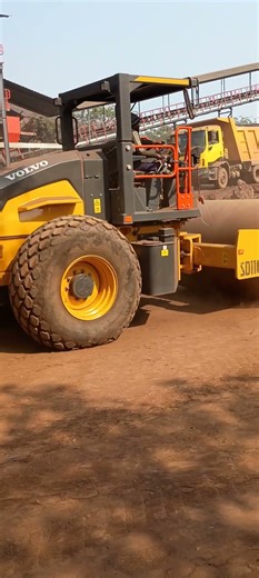 Road Compaction by Compactor #civilengineering #mechanical #automobile