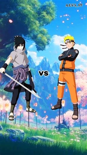 Naruto vs Sasuke 🔥 who's the Real Strongest Ninja #animebattle #shorts
