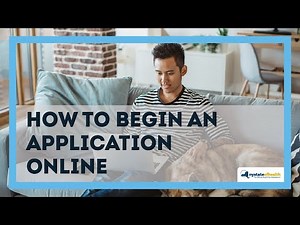 How To Begin An Application Online