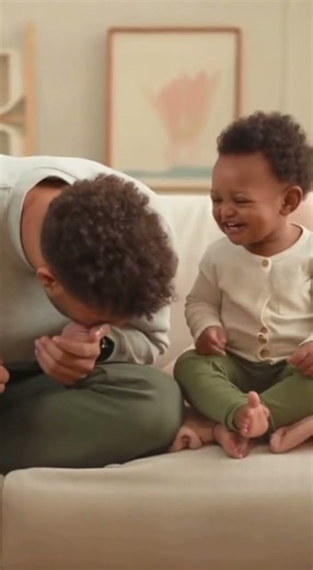 Baby Sneezes Just Like Dad — Cutest Mini-Me Moment! 🤧❤️