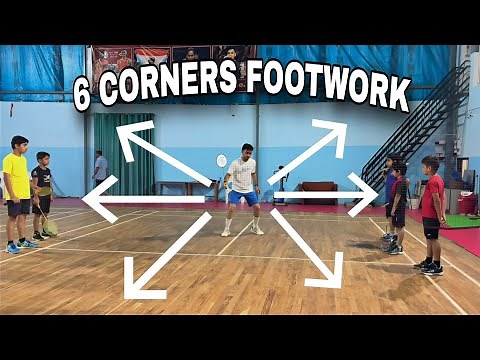 Master 6-Corner Footwork | Badminton Basics for Beginners #badminton