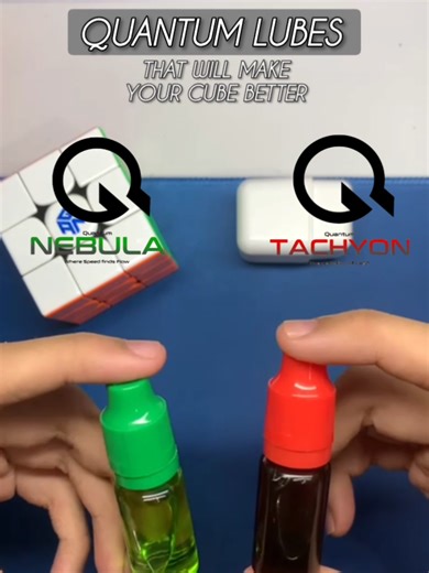 Quantum Lubes for Rubik's Cube Performance