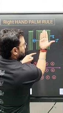 Right Hand Palm Rule |#shorts #shortvideo #physics #jee #neet2026 #pulkitsir #explore #magnetic