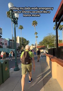 why does every single dad at disney have a work emergency like WHY #disneyworld #disneyfamily #disneyparks #disneyplus #disneycast