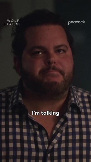 Always use wolf protection 🐺 #WolfLikeMe Season 2 is streaming now on Peacock. #IslaFisher #JoshGad