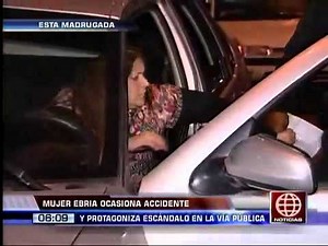 Mujer ebria novia de Axl Rose causo accidente