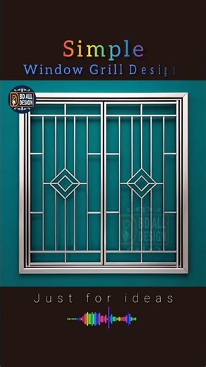 Simple Steel Window Grill Designs