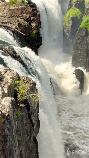Giant Waterfall, NJ, Paterson Great Falls, America #america #waterfall #nature #travel #shorts