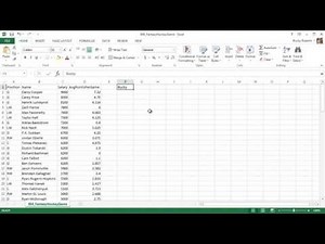 Microsoft Excel 2013 Tutorial - 3 - Working with Cells