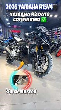 2026 Yamaha R15 V4 Black 🖤 Quick Shifter Launched Soon🤔 | New Update Shocked Everyone!