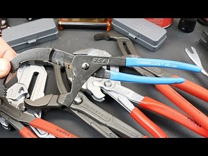 USA-made Channellock 209 Pliers to the Rescue. If you need massive mouth & short handles. Just wow!